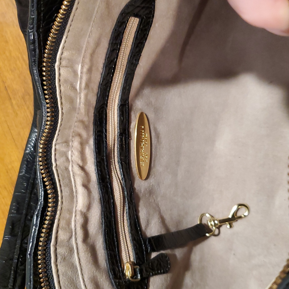 Brahmin Melbourne Croc Shoulder Bag - Picture 14 of 15